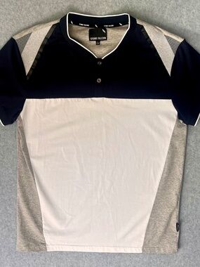 Stone Falcon Colorblock Henley Shirt Men’s Large Athletic Golf